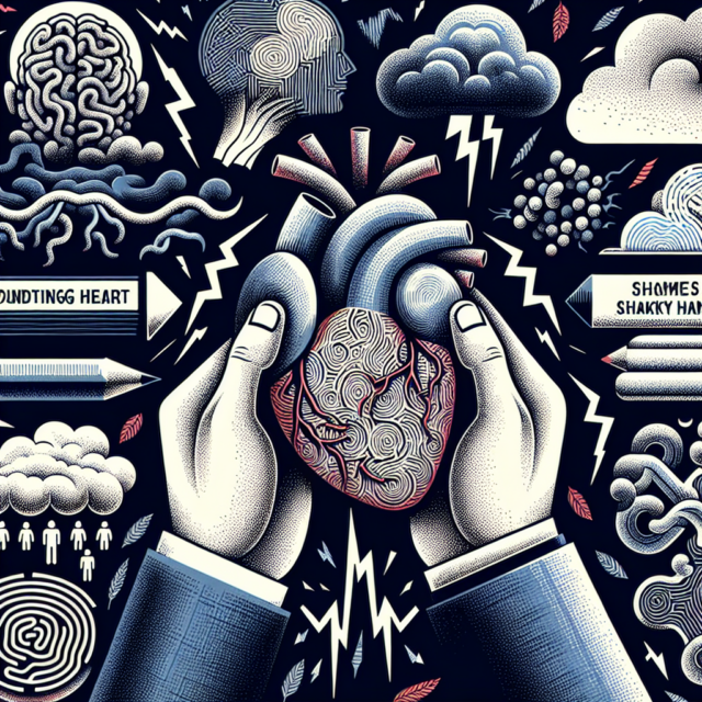 Recognizing and Managing Anxiety Symptoms Image depicting a person managing anxiety symptoms.