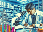 Pharma Market Research: The Key to Staying Ahead in a Competitive Industry Pharmaceutical professionals conducting market research to track consumer behavior and drug trends.