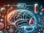 Understanding the Link Between Alzheimer’s and Diabetes: How Blood Sugar Impacts Brain Health Illustration showing the link between Alzheimer’s disease and diabetes and how blood sugar impacts brain health.