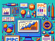 PPC Analytics in Pharma Marketing: How to Measure Success Effectively Infographic displaying key PPC analytics metrics for measuring success in pharma marketing campaigns