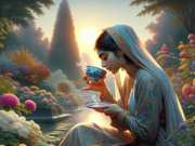 Conquering Acid Reflux and Heartburn: A Guide to Long-Term Relief for Chronically Ill Patients Herbal tea for heartburn relief with natural ingredients in the background.