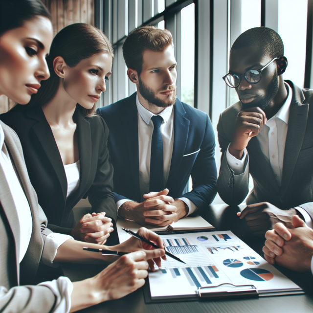 Pharma marketers collaborating to create a strong marketing network strategy..