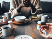 A Guide to Managing Medication for Anxiety A caregiver supporting a patient in managing anxiety medication decisions.