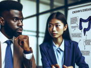 Crohn’s Disease Diagnosis: Symptoms, Tests, and Next Steps A doctor showing a patient diagnostic imaging for Crohn's disease in a clinical setting.