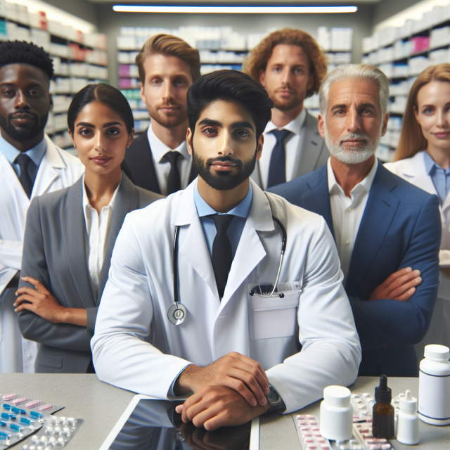 Pharma executives discussing digital marketing trends for 2025.