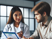 LADA: Understanding Latent Autoimmune Diabetes in Adults and Its Management A doctor reviewing blood glucose results for LADA management.