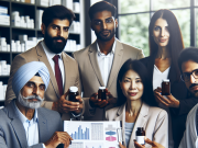 Pharmaceutical Advertising: Strategies and Insights for Effective Pharma Marketing A marketing team discussing pharmaceutical advertising strategies.