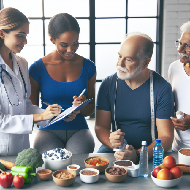 Plate of nutritious food for a type 2 diabetes-friendly diet.