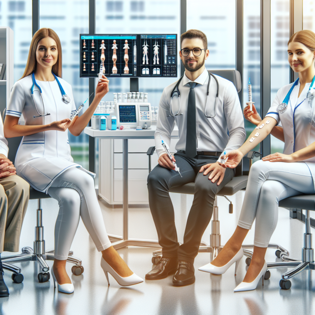 A doctor consulting with a patient about insulin therapy for Type 1 diabetes.