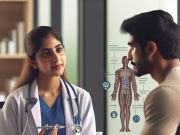 Type 1 Diabetes Complications: Key Risks & Prevention Strategies A diabetes specialist consulting with a patient about Type 1 diabetes complications and risks.