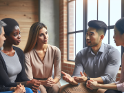 Depression and Relationships: How to Navigate Love, Support, and Healing A couple showing emotional support through depression.