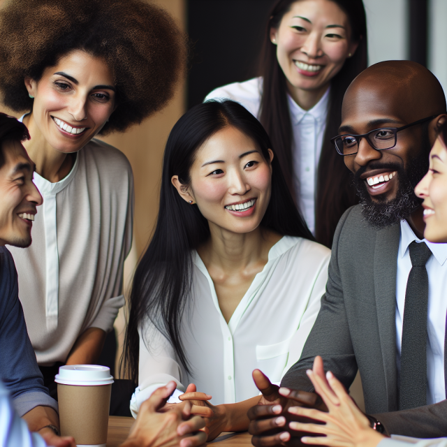 A diverse group of people gathered in a depression support meeting, sharing experiences and offering emotional support.