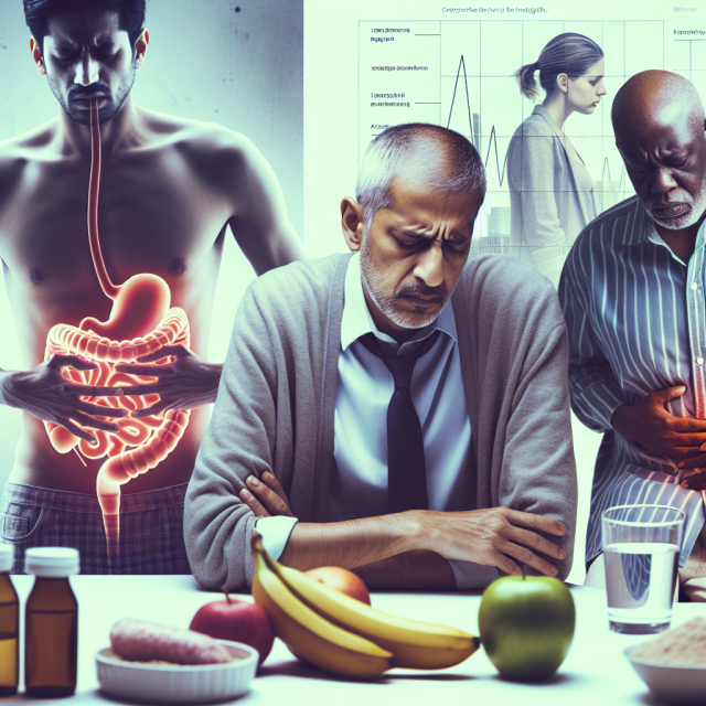 Person holding their stomach in pain, representing symptoms of Crohn's disease.