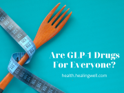 Are GLP-1 Drugs For Everyone Fork with measuring tape representing GLP-1 drug weight management.