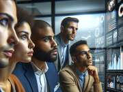 Which Social Media Analytics Matter Most in Pharma Marketing Pharma marketing team evaluating social media analytics on a digital dashboard.