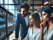 Conversion Rate Optimization for Pharma: Boosting HCP & Patient Engagement Pharma marketer analyzing conversion rate optimization (CRO) data for HCP and patient engagement.