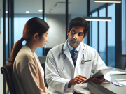 Ulcerative Colitis Medication: What Works, What to Expect Male doctor discussing ulcerative colitis medication with a female patient in a medical consultation.