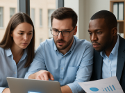 Email Marketing Campaigns: A Valuable Tactic in Pharma Marketing Pharma marketing team reviewing email campaign analytics