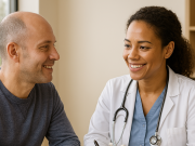 An Overview of HIV Treatment Options HIV patient and healthcare provider reviewing treatment options in a clinical setting.