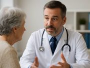 Explaining Diabetes Comorbidities to Patients Doctor explaining diabetes comorbidities during a consultation