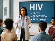 HIV Education is More Important than Ever in 2025 Group learning about HIV prevention and treatment during a 2025 seminar
