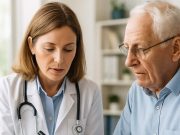 Is GLP-1 Therapy the Future of Type 2 Diabetes? Physician and patient review GLP-1 diabetes treatment plans in a clinic.