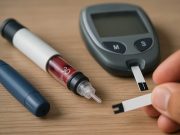 Developments in Type 1 Diabetes Management A doctor and patient reviewing diabetes monitoring data together