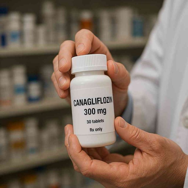 Pharmacist counseling patient on Canagliflozin for diabetes management