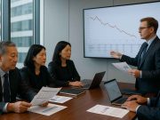 Asian Pharma Stocks Dropping As US Cuts Drug Prices Pharma team analyzing Asian stock market trends in global healthcare