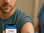 HIV Treatment and Trends in 2025: Innovations, Access, and the Future of Care Person receiving HIV injection alongside smartphone app for treatment tracking in 2025