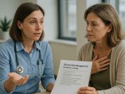 Chronic Pain Management that Doctors Won’t Tell You Patient and provider discussing non-drug chronic pain relief methods in a clinical setting