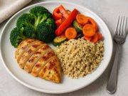 Diet for Type 2 Diabetes: What to Eat and Avoid Daily Healthy diet plate with lean protein, grains, and vegetables for Type 2 diabetes