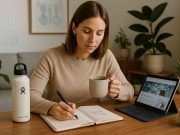 Hidden Health Triggers: What Your Body’s Symptoms Are Telling You Woman journaling and evaluating her health symptoms at home