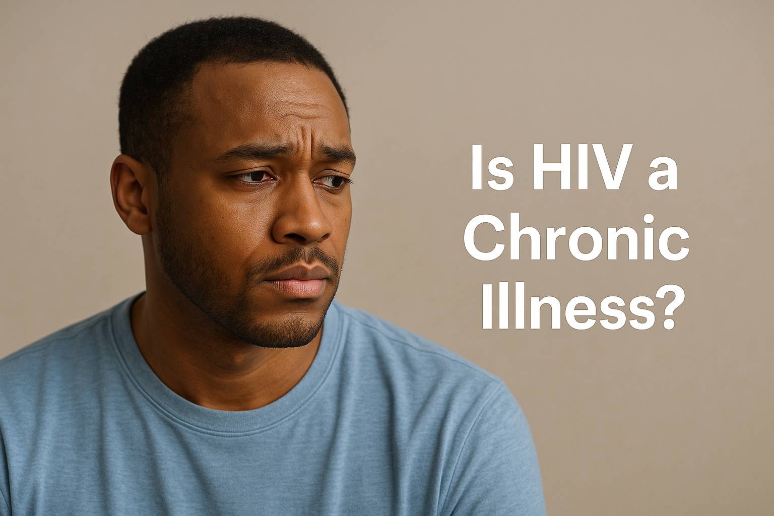 hiv-as-chronic-illness.jpg Person managing HIV as a chronic illness with medication and lifestyle planning.