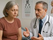 What is Huntington’s Disease and Do You Have It? Doctor discussing Huntington’s Disease diagnosis and care plan with a patient in an exam room