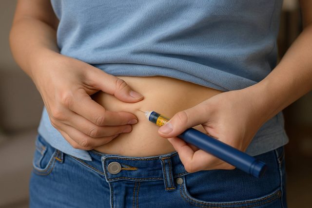 Insulin therapy setup for a patient with Type 1 diabetes.