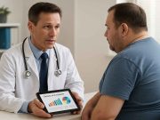 Obesity and Diabetes: Breaking the Link with Real Solutions Doctor and patient discussing obesity and diabetes treatment options