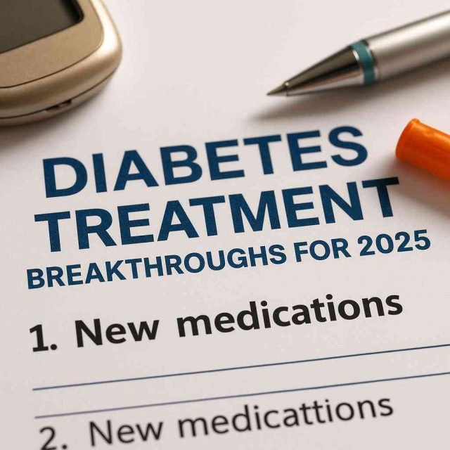 Doctor and patient discussing diabetes treatment breakthroughs with tablet