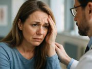 How to Get Over A Fear of Doctors Anxious woman speaking with a doctor about fear of medical visits