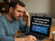 Trouble Shooting Tech Issues on the HealingWell Forum HealingWell Forum user resolving tech issue at home