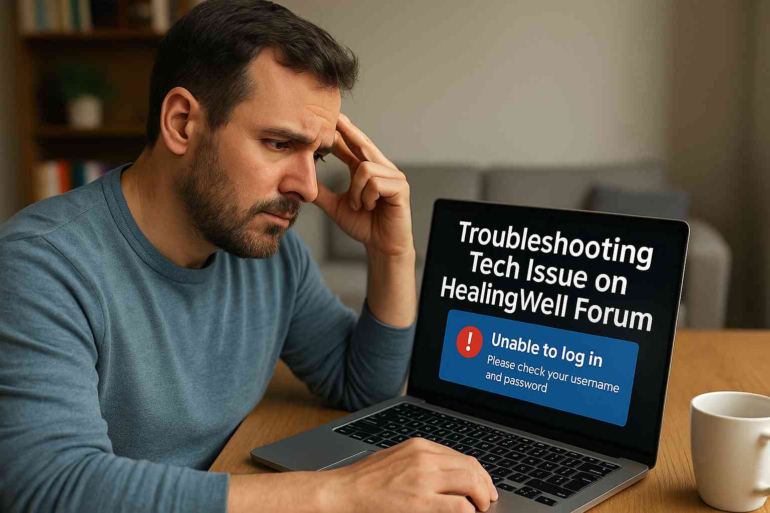 healingwell-forum-tech-support.jpg HealingWell Forum user resolving tech issue at home