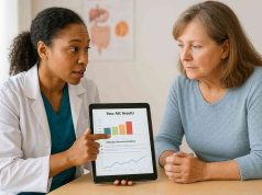 Prediabetes Awareness and Education Healthcare provider educating patient about prediabetes and prevention