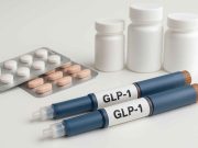 New GLP-1 Guidelines for Type 2 Diabetes: What Clinicians Need to Know in 2025 GLP-1 receptor agonist pens, pill packs, and prescription bottles arranged on a white background.