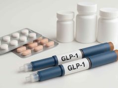New GLP-1 Guidelines for Type 2 Diabetes: What Clinicians Need to Know in 2025 GLP-1 receptor agonist pens, pill packs, and prescription bottles arranged on a white background.