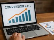 Why Conversion Rate Optimization Isn’t As Important As It Used to Be in Pharma Pharma marketer reviewing digital metrics on a computer screen.