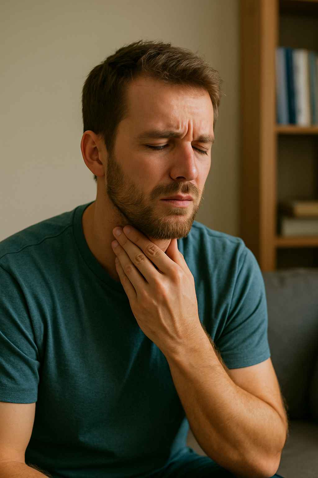 Doctor Discussing HIV Symptoms With Patient Doctor and patient discussing early HIV symptoms