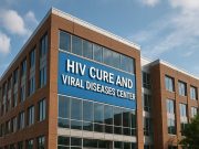 HIV Cure and Viral Diseases Center Opening in Philadelphia HIV researchers collaborating in a clinical laboratory setting.