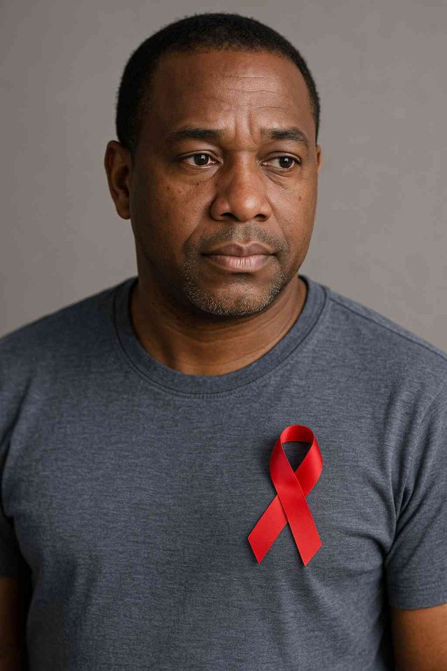 HIV patient and doctor discussing hopeful treatment updates