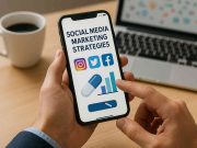 Social Media Marketing Strategies Working in Pharma Pharmaceutical marketers collaborating on a social media campaign plan.