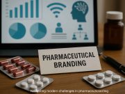 Challenges in Pharmaceutical Branding in 2025 and Beyond Illustration of modern pharmaceutical branding challenges and strategies
